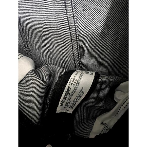 Wrangler Mens Black Cowboy Cut 938BLK 36X36 - Picture 3 of 5